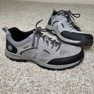 Rockport XCS Hydro-Shield Mens Waterproof Size 12 Hiking Shoes Grey Low Top